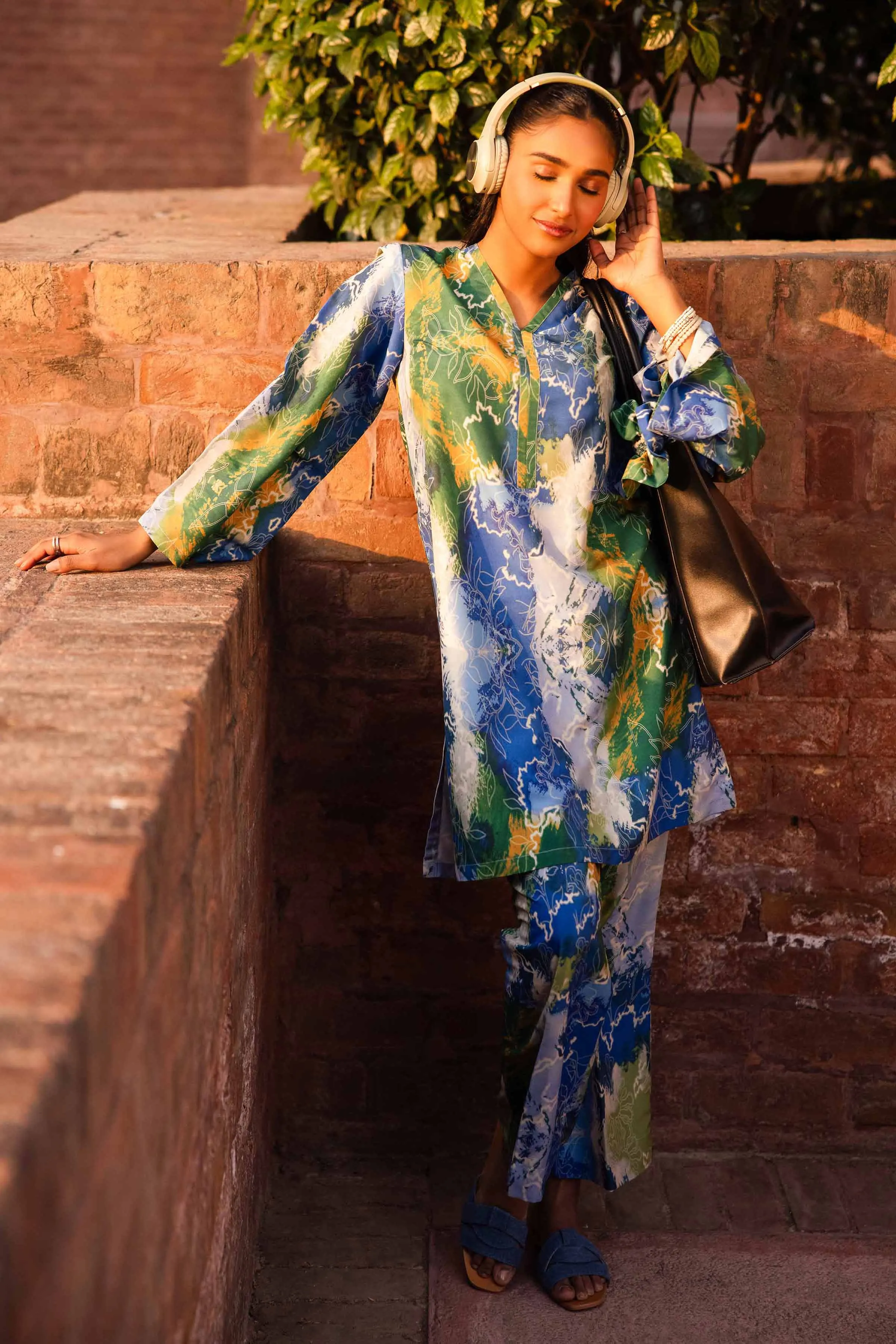 2 Piece - Printed Suit - PE25-255