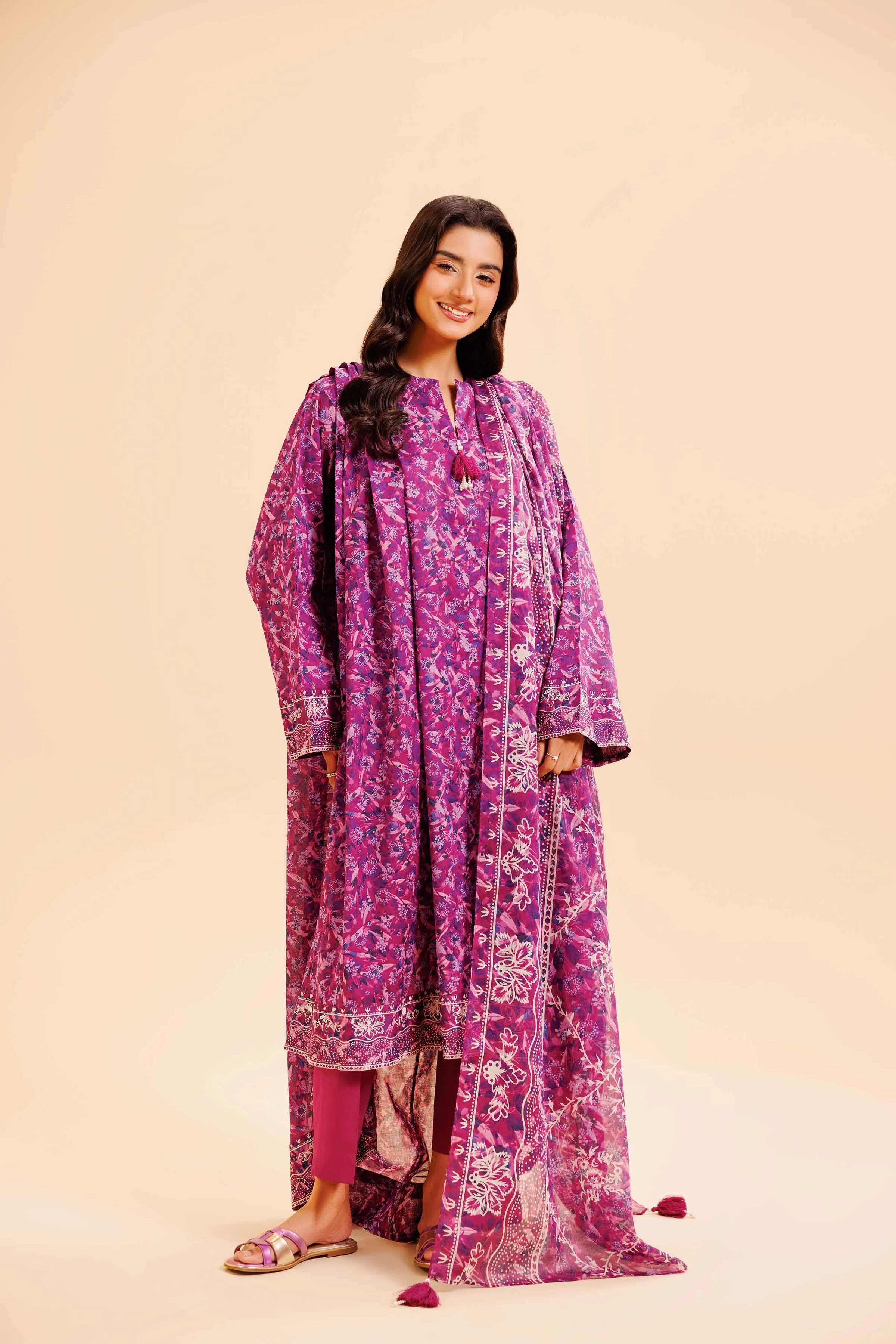 3 Piece - Printed Loose Fabric - 42503027