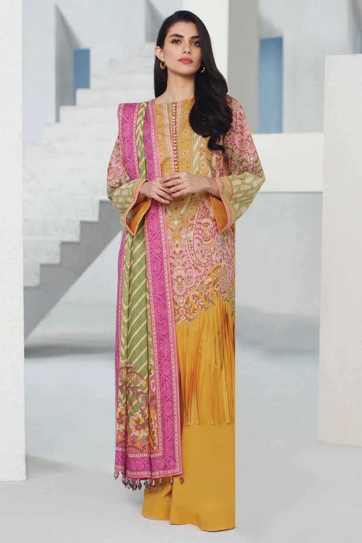 Al Karam - 3 PC  SS08B Spring Summer Lawn Collection