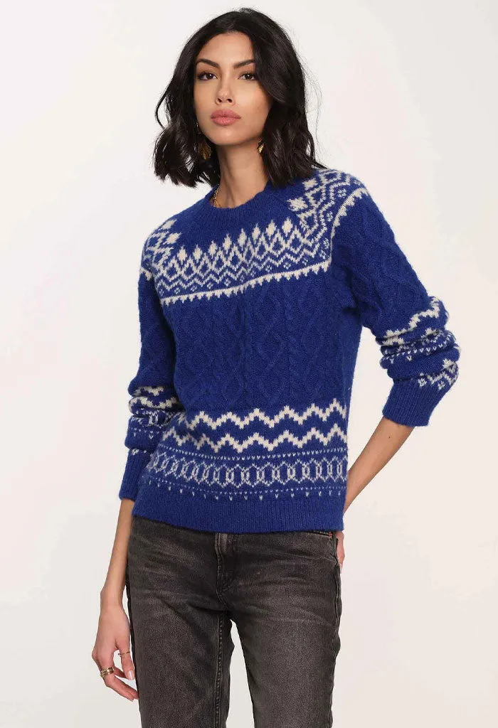 Annora Sweater-Cobalt