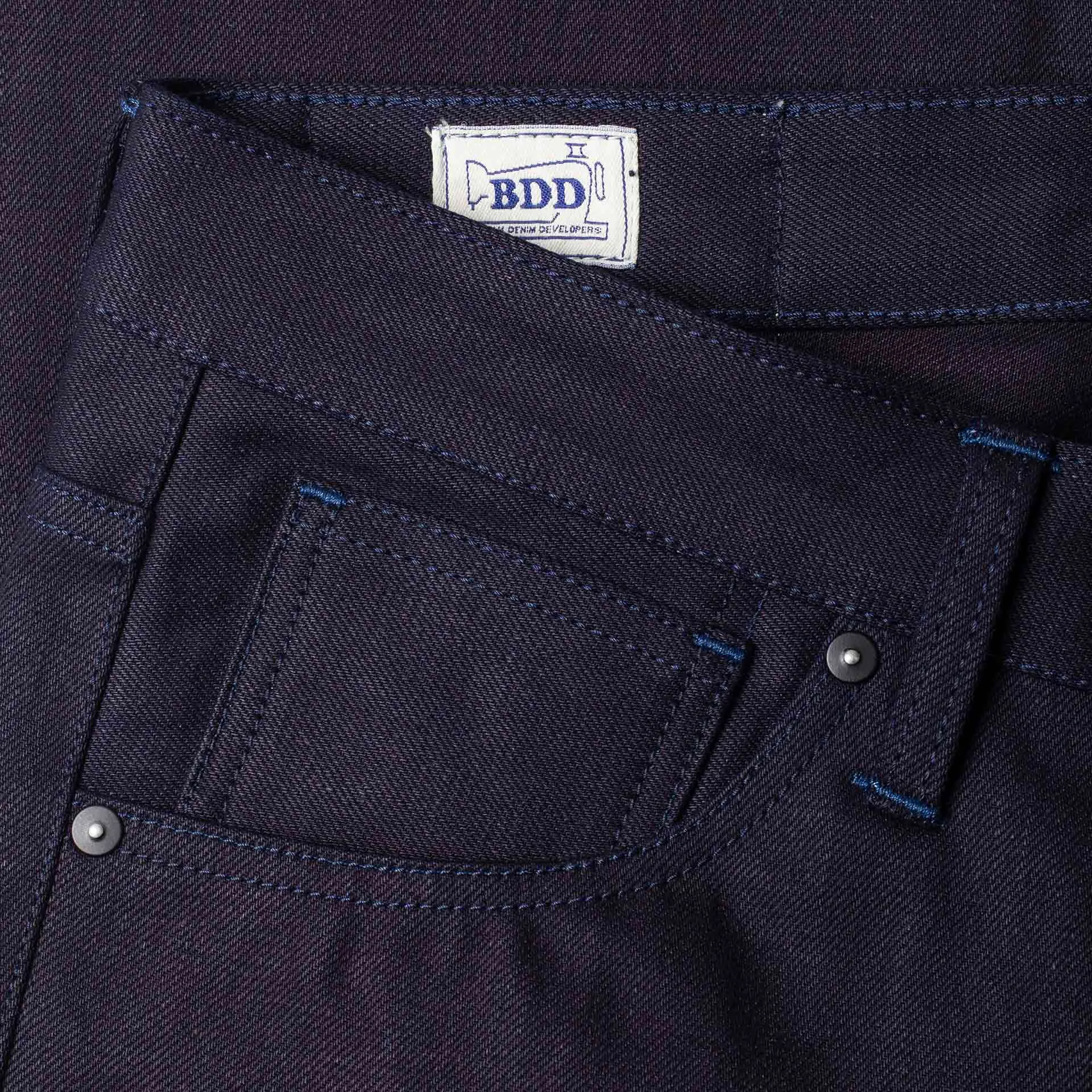 B-01 SLIM 14 oz. double indigo selvedge