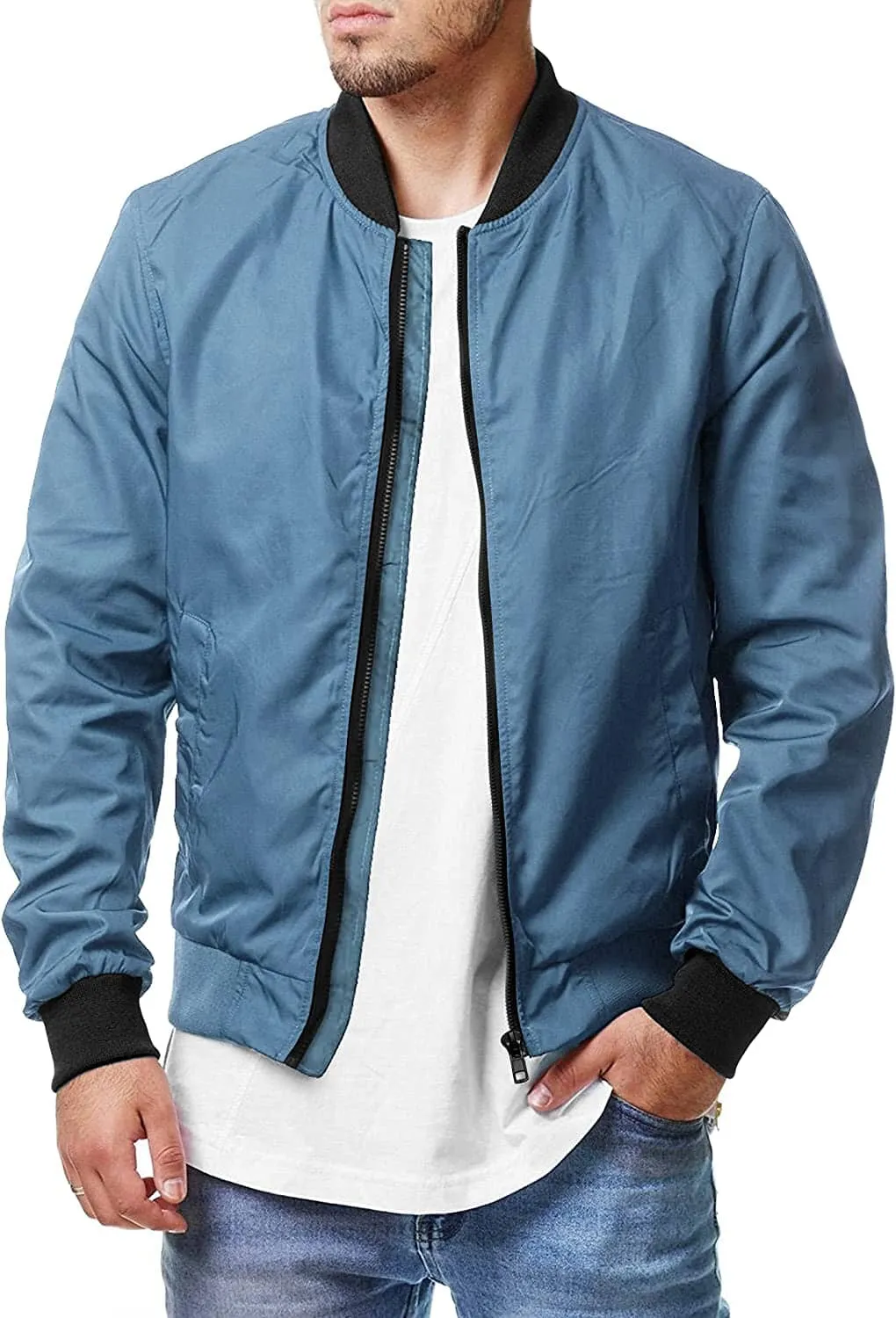 Casual Soft Shell Flight Windbreaker Coat (US Only)