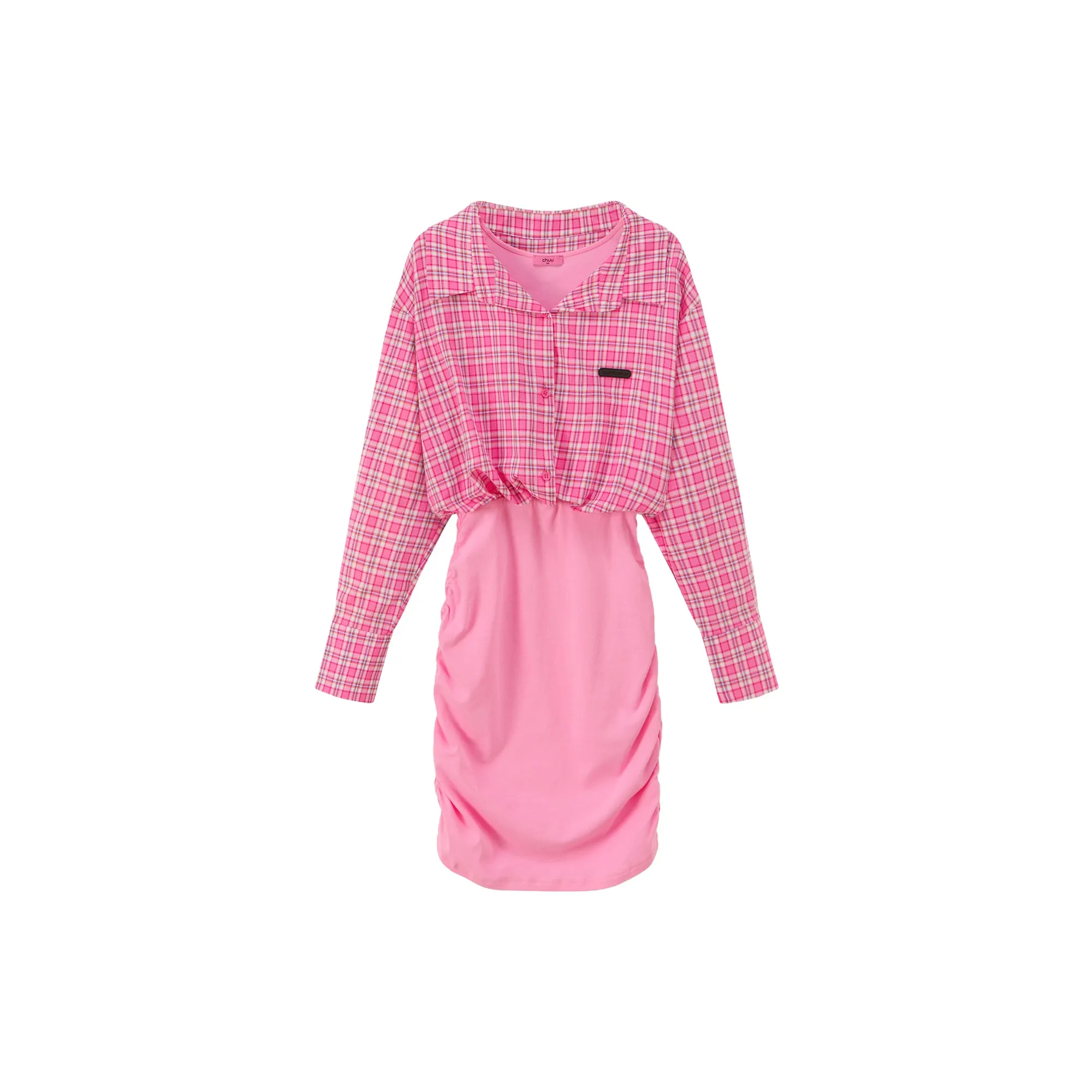 Check Shirt Dress