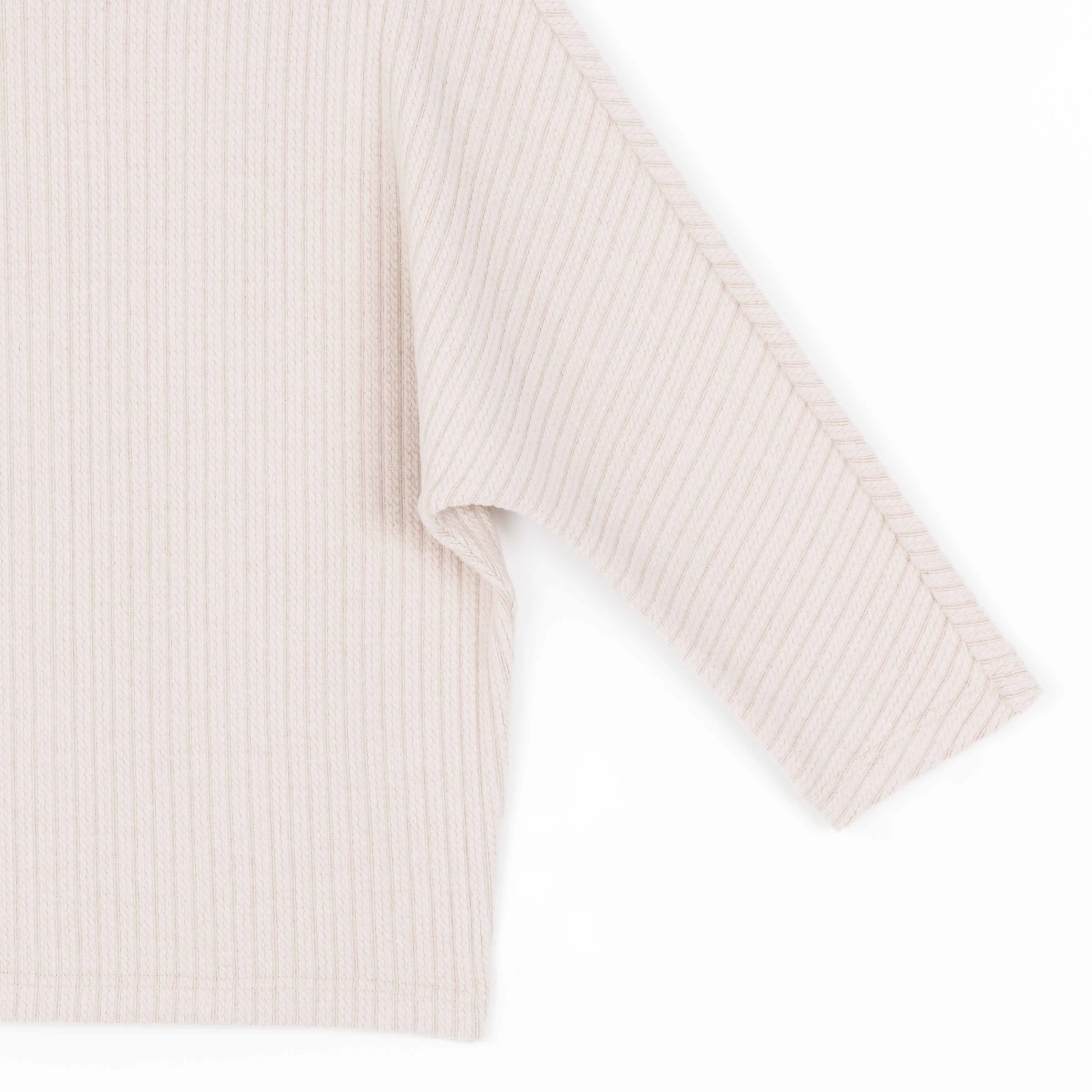 Chunky Ribbed - Funnel Neck Modern Sweater Top - Sand - Final Sale!