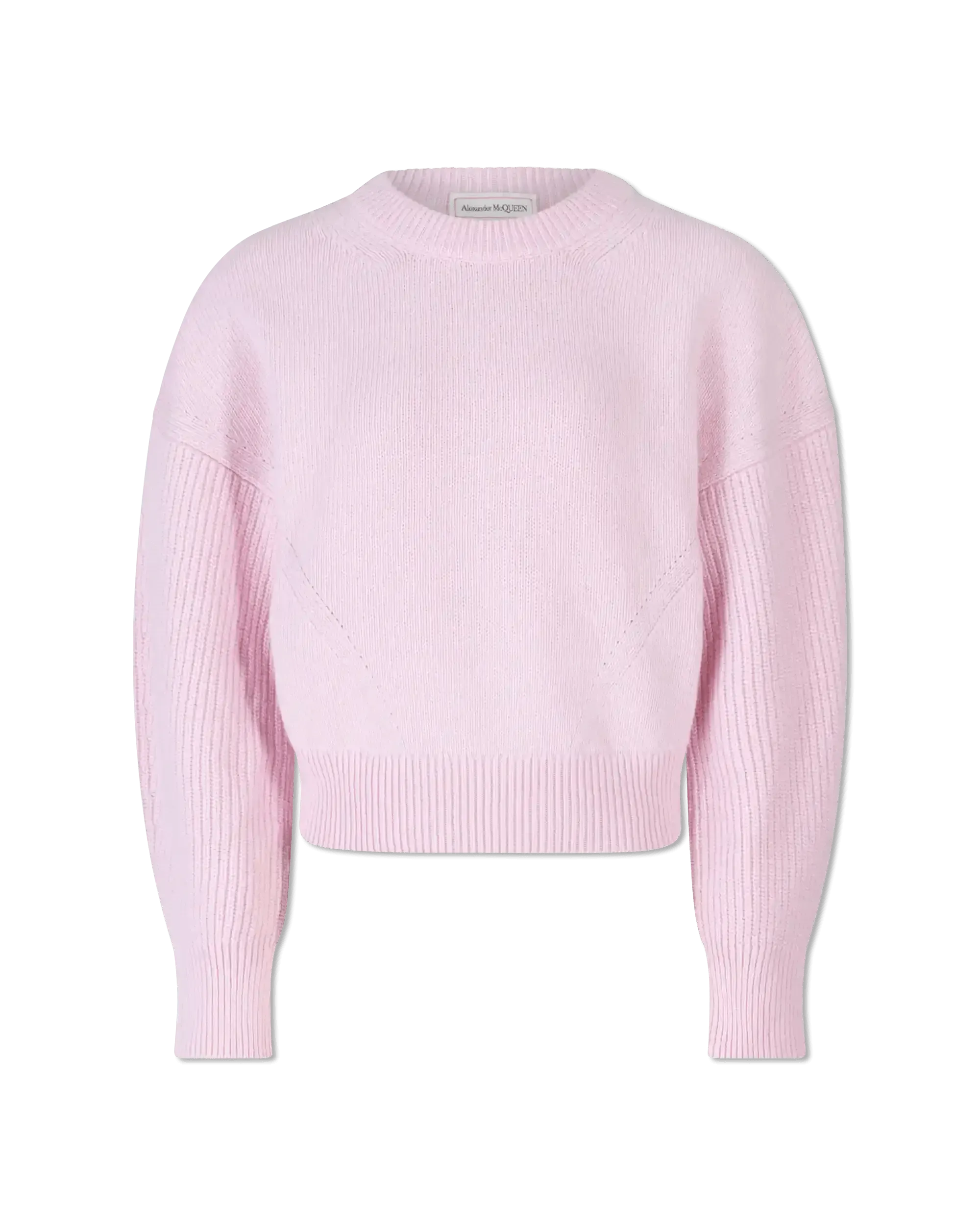 Chunky Wool Knit Crewneck Sweater