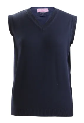 Clearance Elementary Navy Knit V-neck Vest