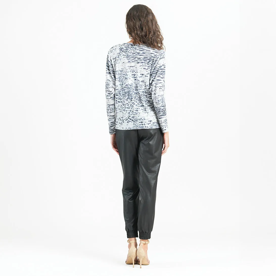 Cozy Shimmer Texture - Dolman Sleeve Sweater Top - Final Sale!