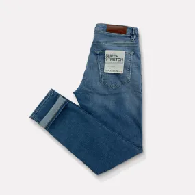 GABBA "Jones" Super-Stretch Jeans / Light Blue Wash