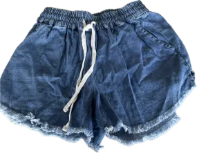 High-Waisted Guess Denim Blue Shorts | Women’s XS W22 L3 SKU 5280