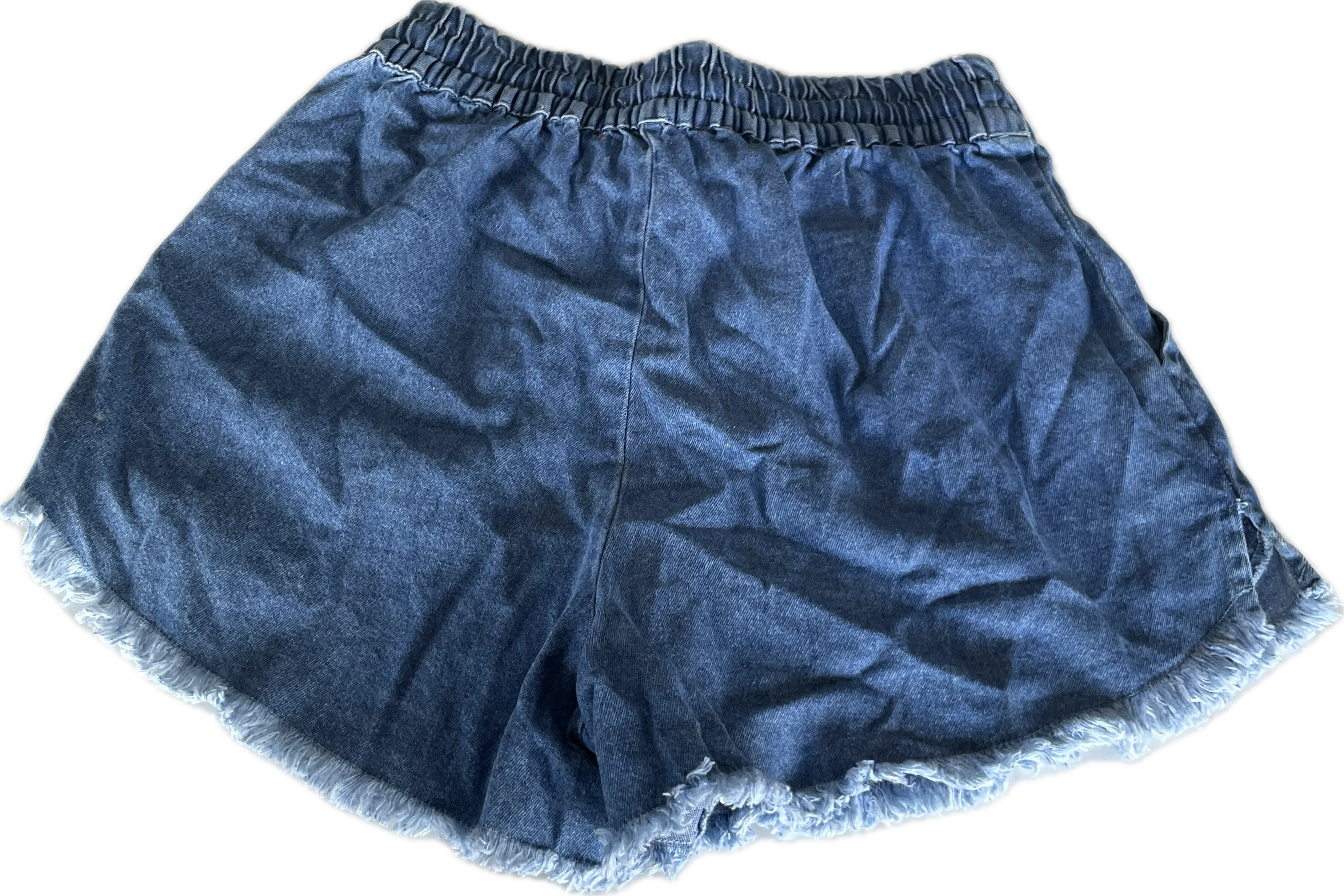 High-Waisted Guess Denim Blue Shorts | Women’s XS W22 L3 SKU 5280