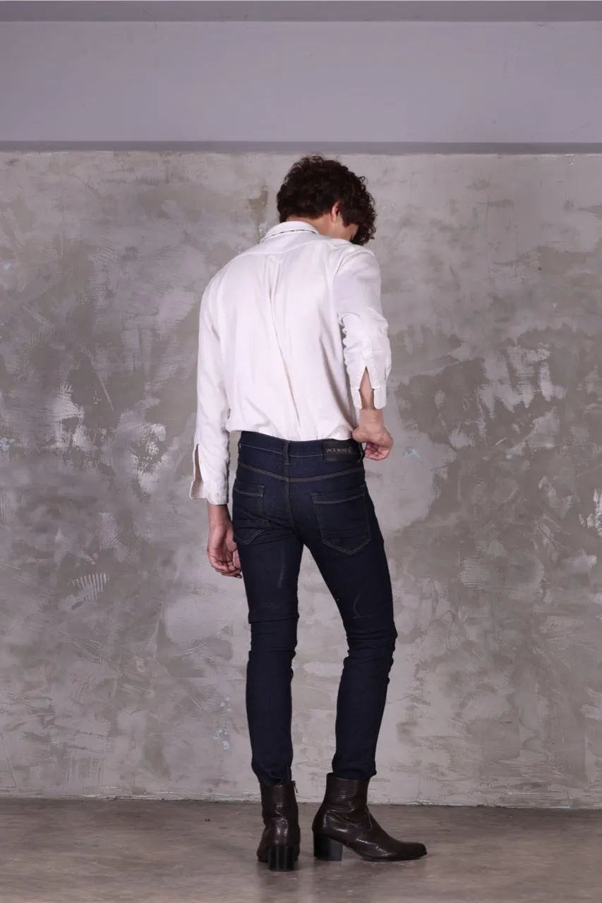 Jack Russel - Men Jeans - Klassik J-1110/3 Slim Fit Dark Blue