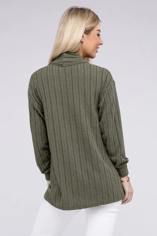 Long Sleeve Open Front Cardigan