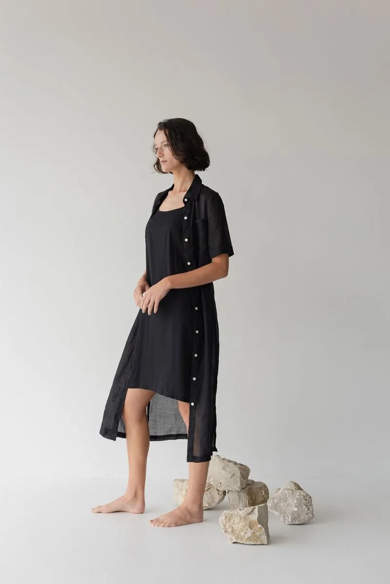 Lumen Shirt Dress