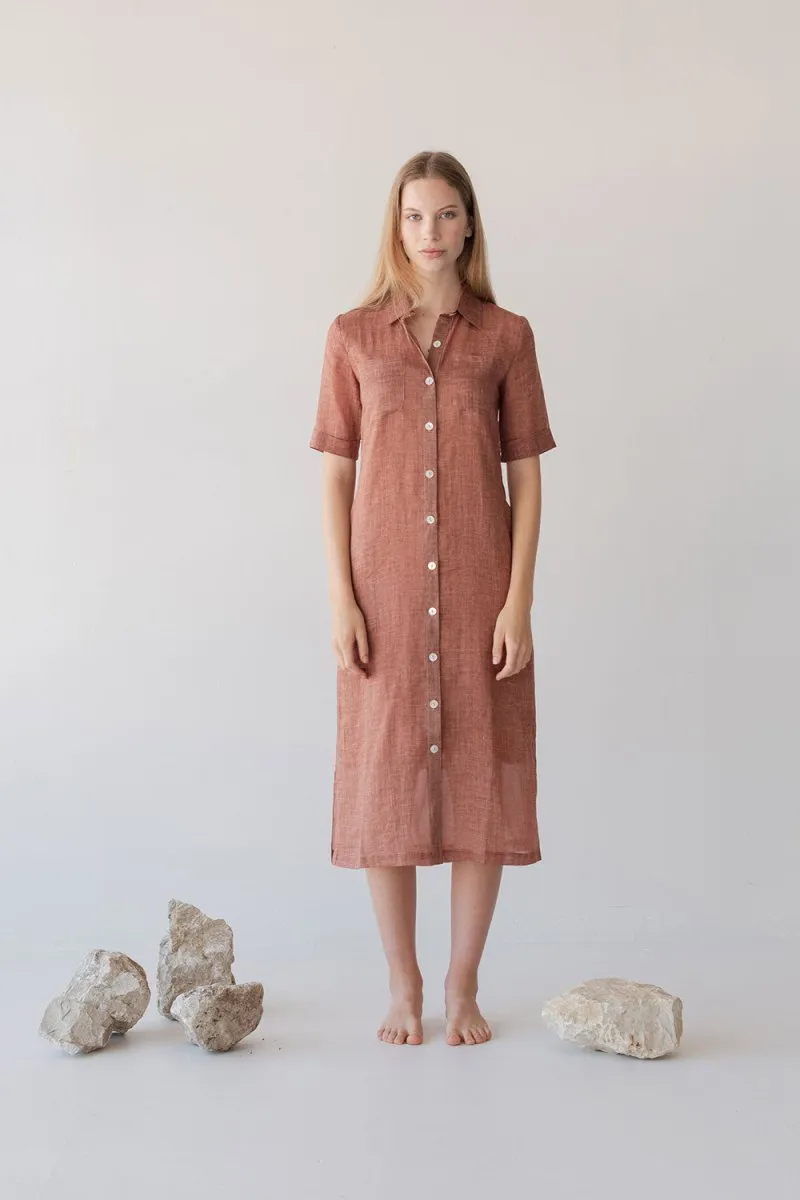 Lumen Shirt Dress