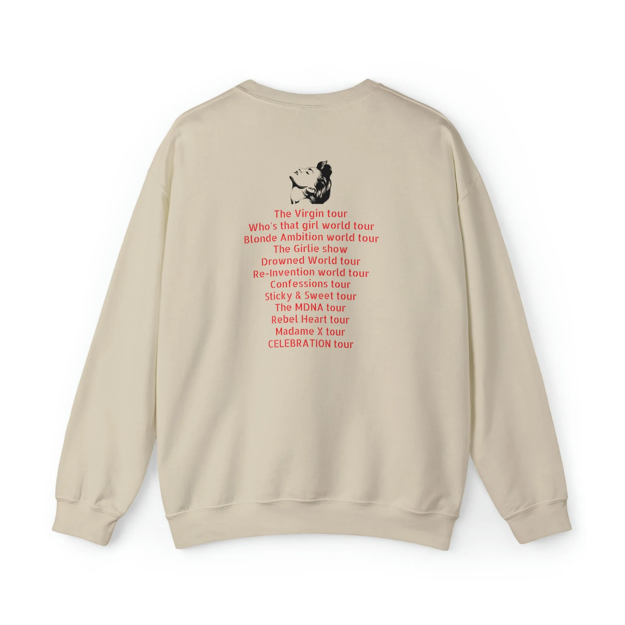 Madonna Celebration tour Crewneck Sweatshirt