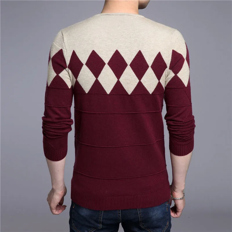 Men's Autumn/Winter Cashmere V-Neck Sweater