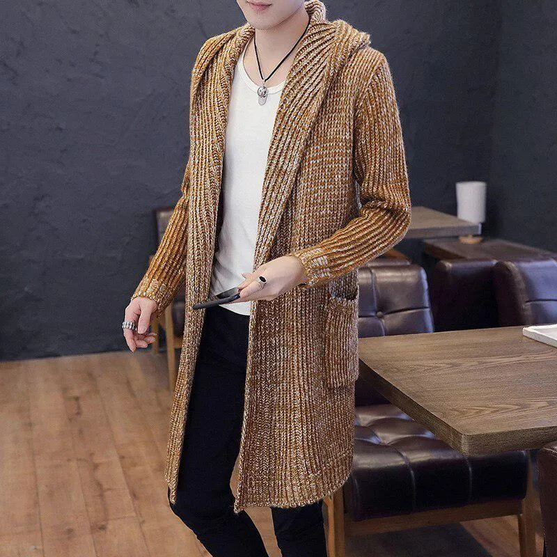 Men's Autumn/Winter Casual Long Cardigan