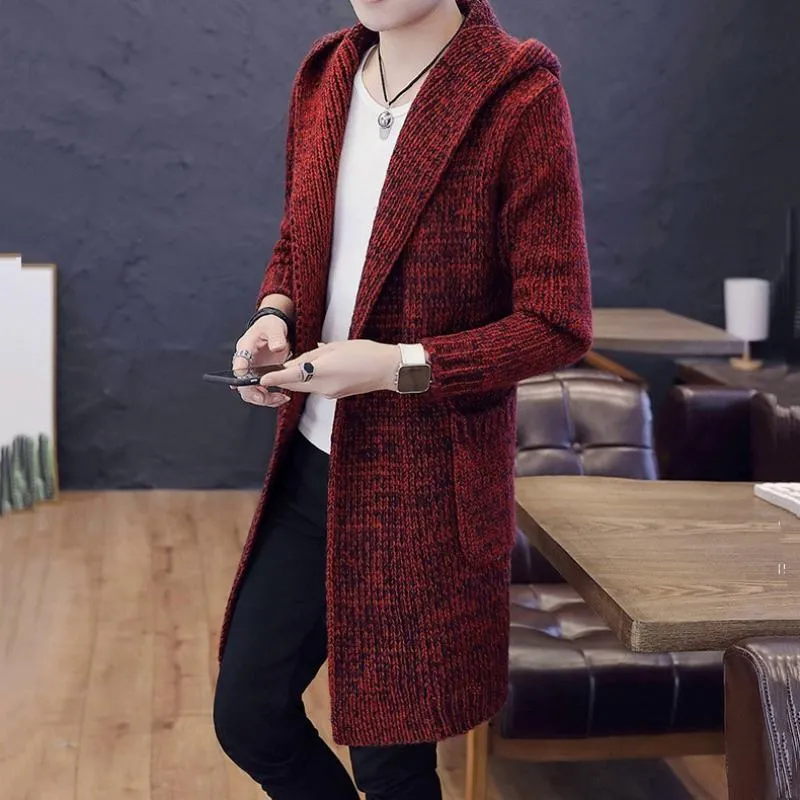 Men's Autumn/Winter Casual Long Cardigan