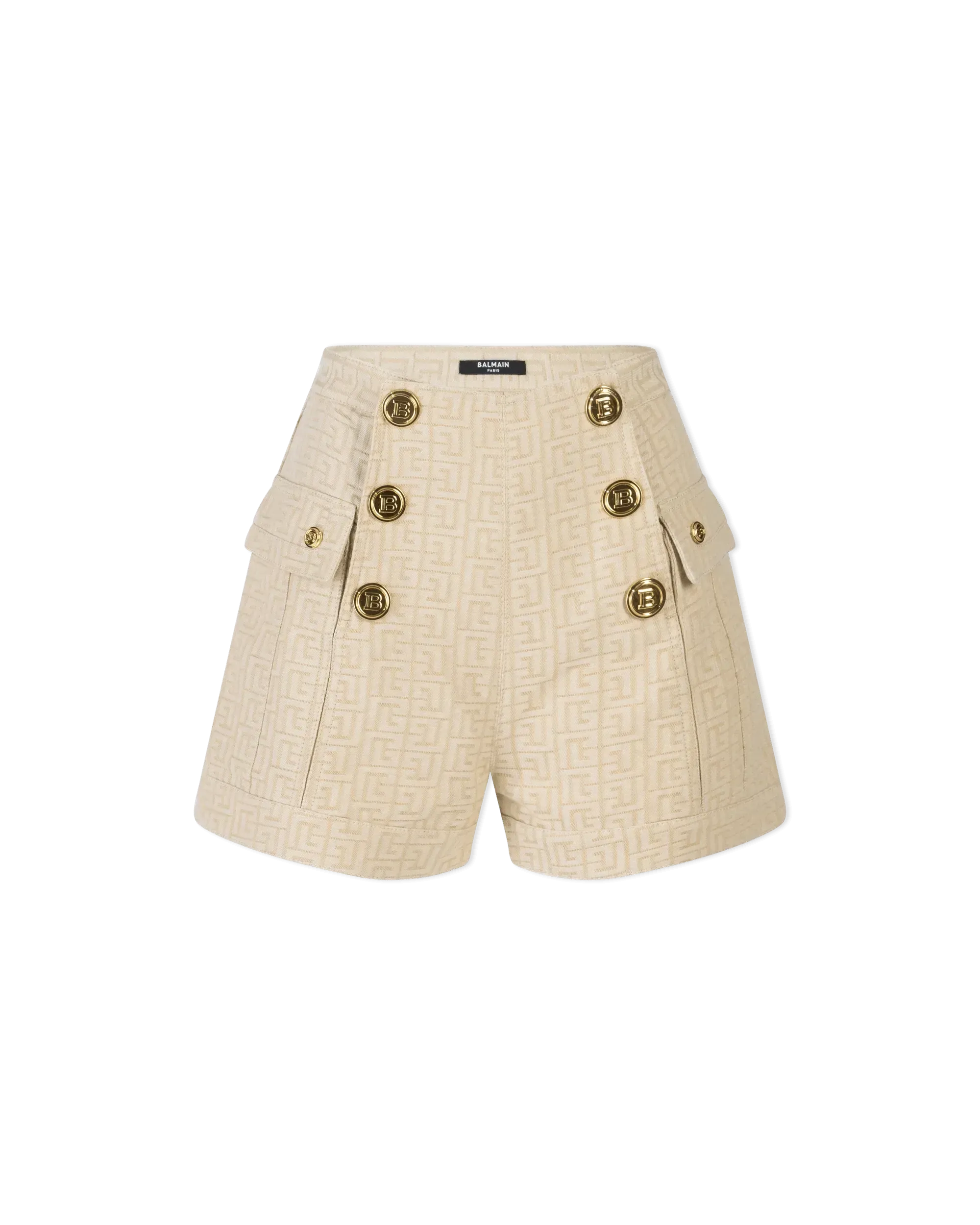 Monogram Jacquard 6 Button Shorts