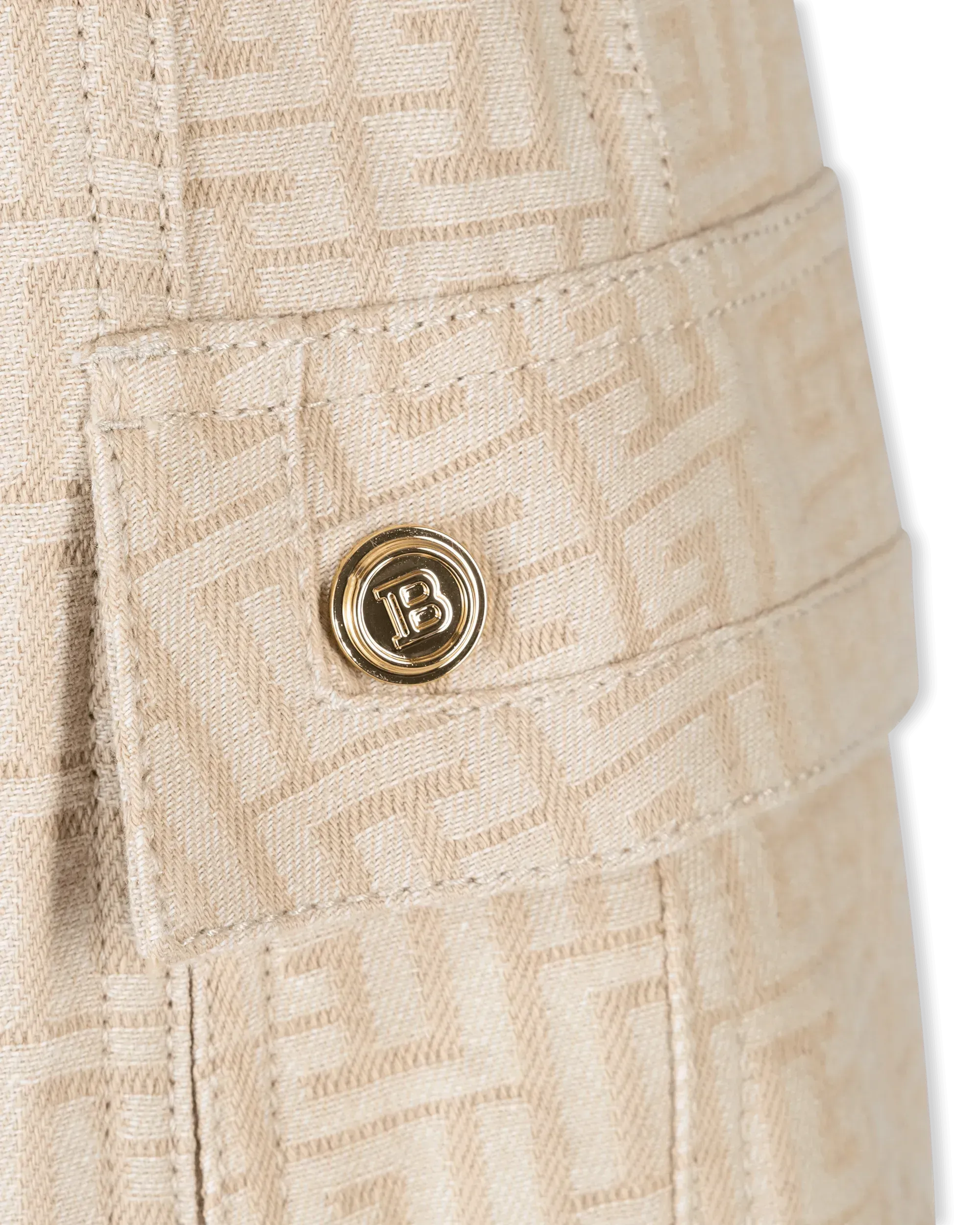 Monogram Jacquard 6 Button Shorts