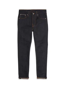 Nudie Jeans Lean Dean Jeans: DRY TRUE SELVAGE (Indigo)