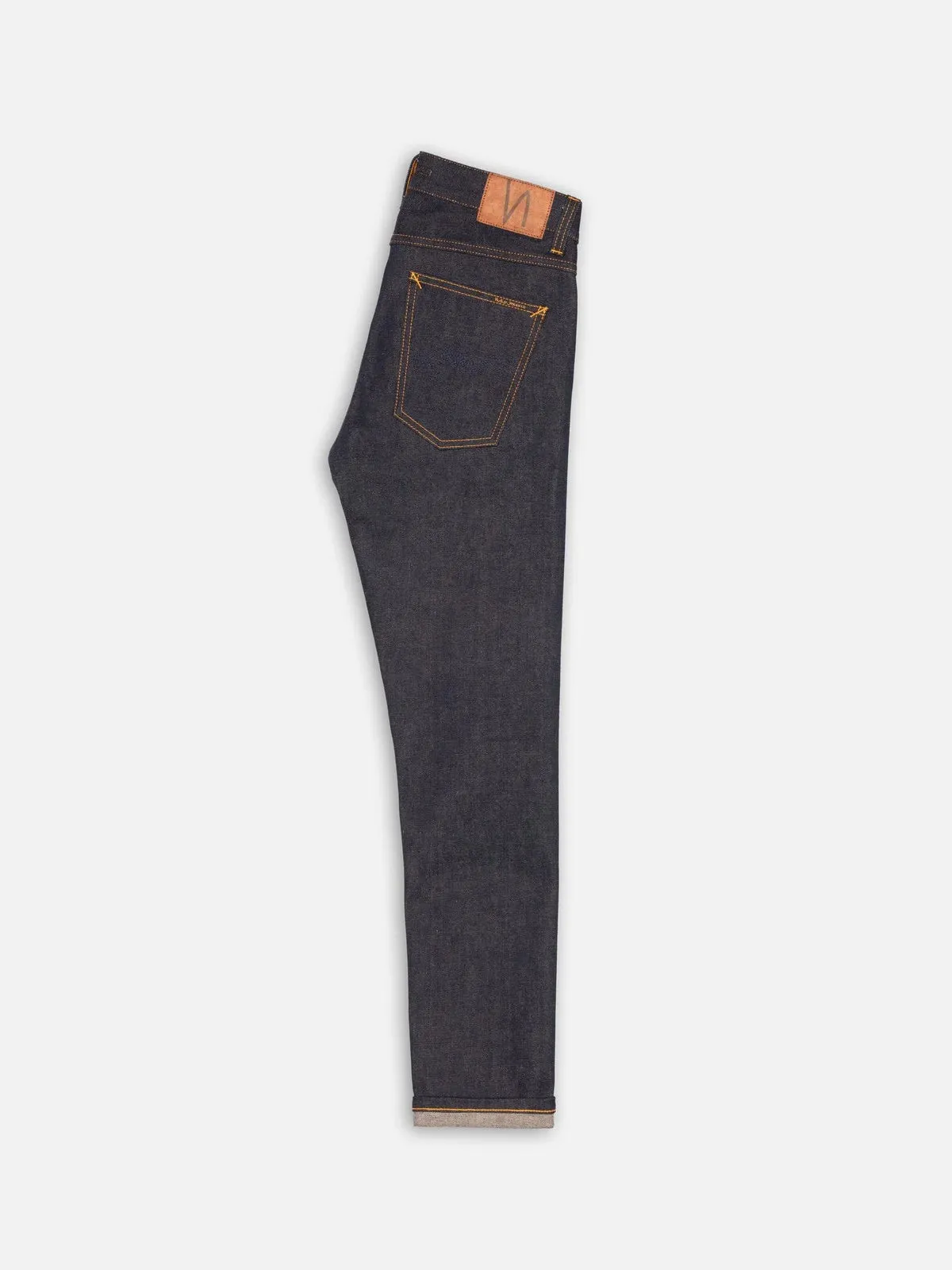 Nudie Jeans Lean Dean Jeans: DRY TRUE SELVAGE (Indigo)