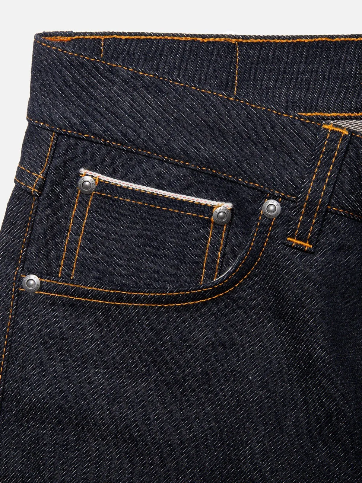 Nudie Jeans Lean Dean Jeans: DRY TRUE SELVAGE (Indigo)