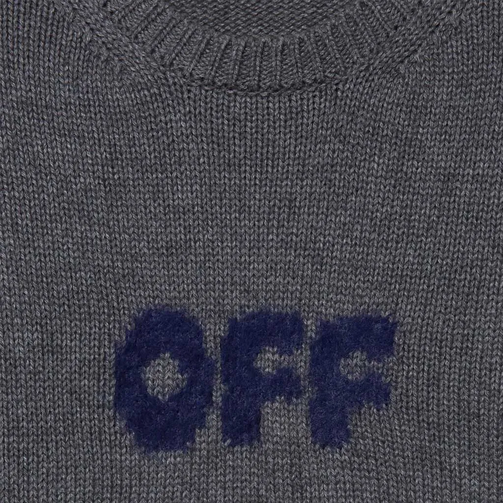 Off-White Kids Arrow Chunky Knit Crewneck