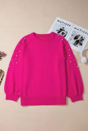 Raglan Sleeve Plus Size Sweater