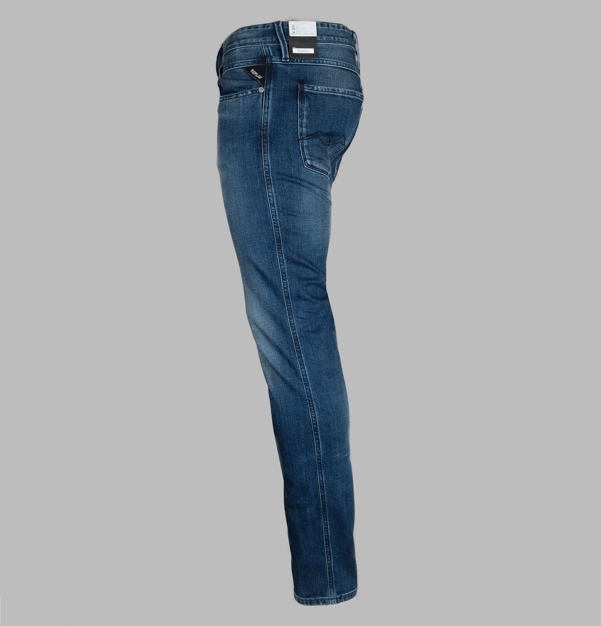 Replay Anbass Slim Fit Easy Stretch Jeans