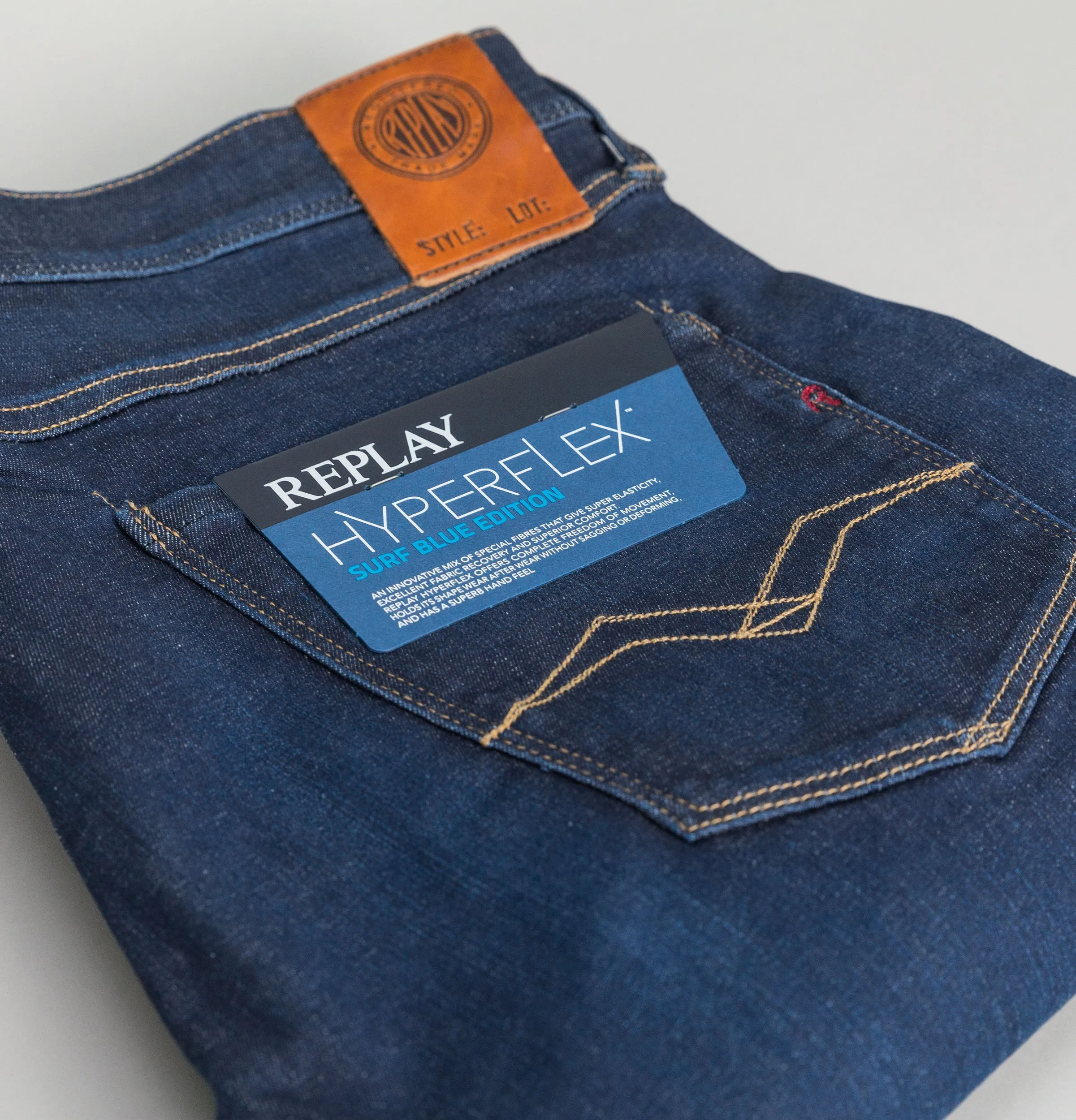 Replay Anbass Slim Fit Hyperflex Jeans