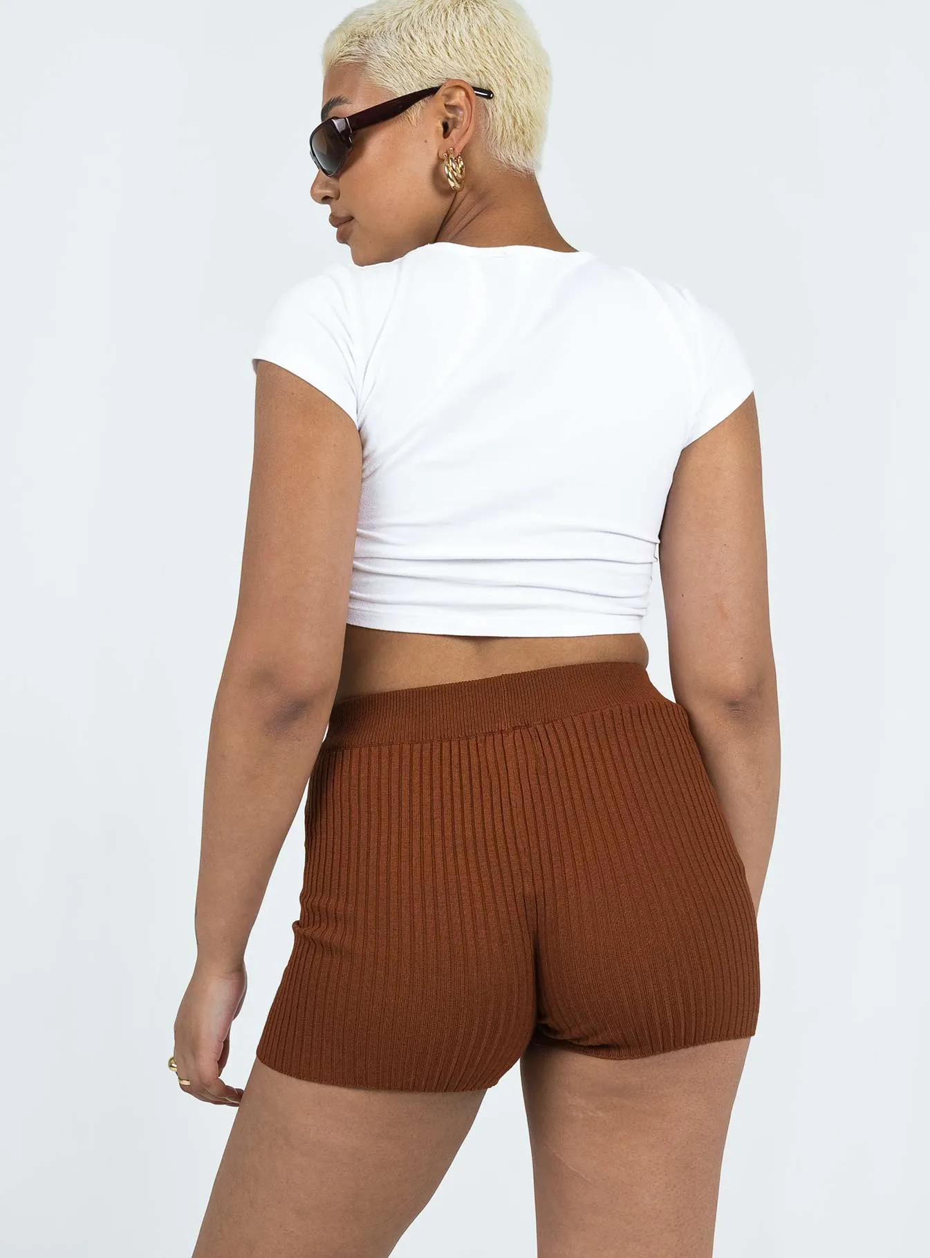 Skylar Bike Shorts Brown