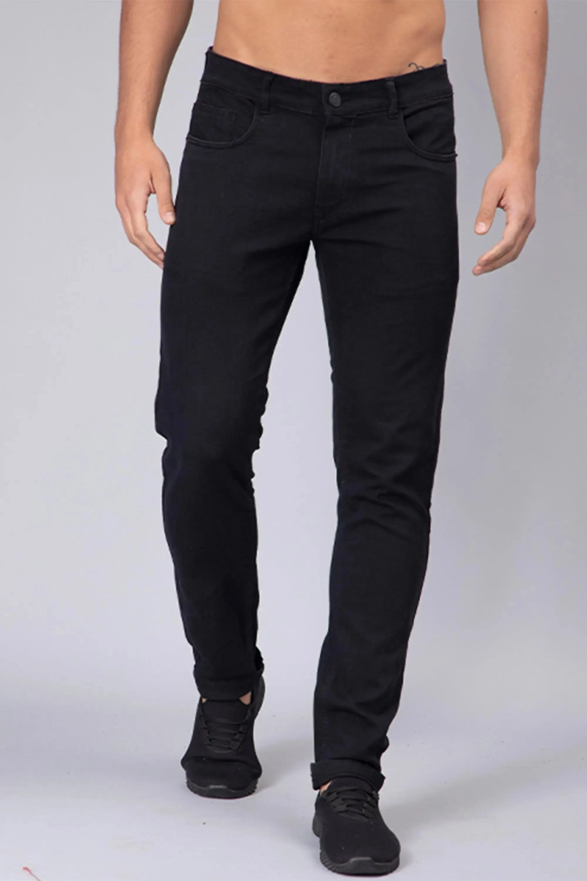 Slim Tapered Fit Z Black Premium Denim Jeans For Men