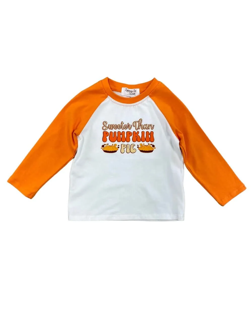 Sweeter Than Pumpkin Pie Long Sleeve Raglan T-Shirt