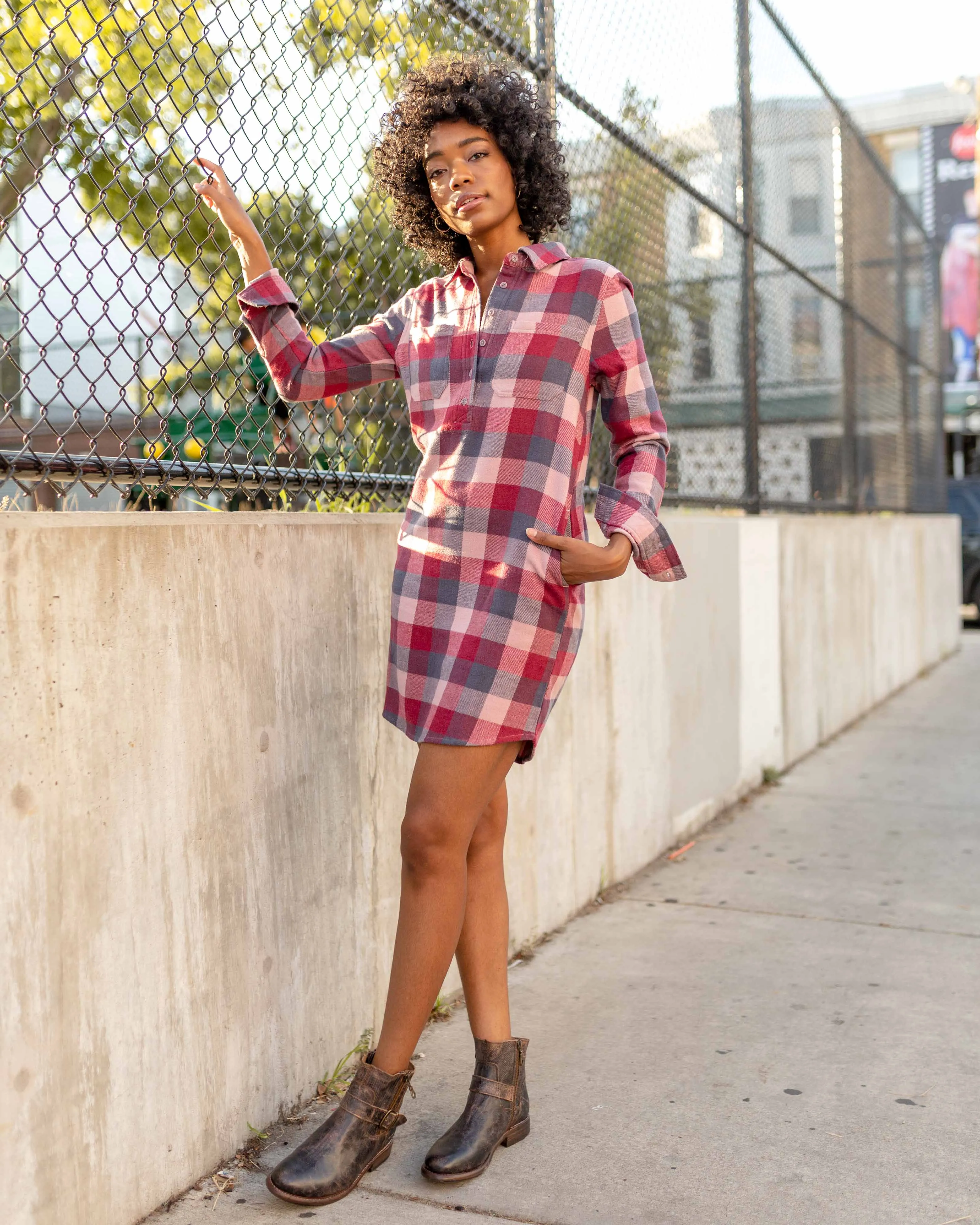 The Responsible Flannel Dress