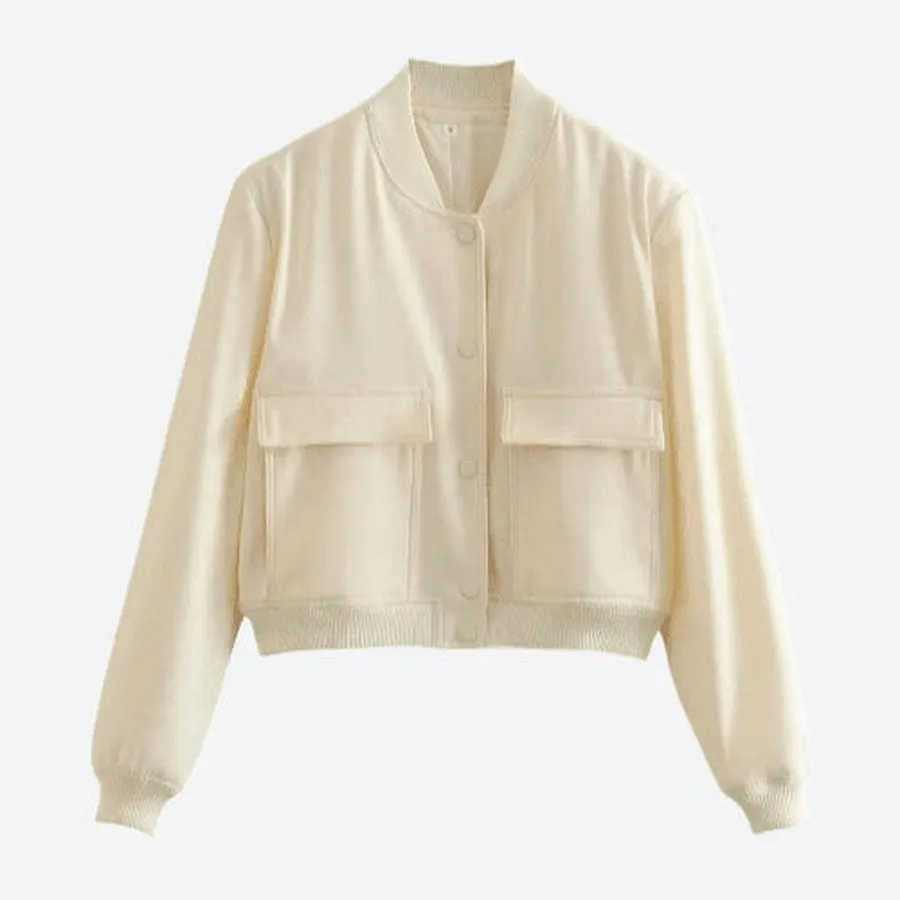 Trendy Comfortable Cropped Bomber Jackets