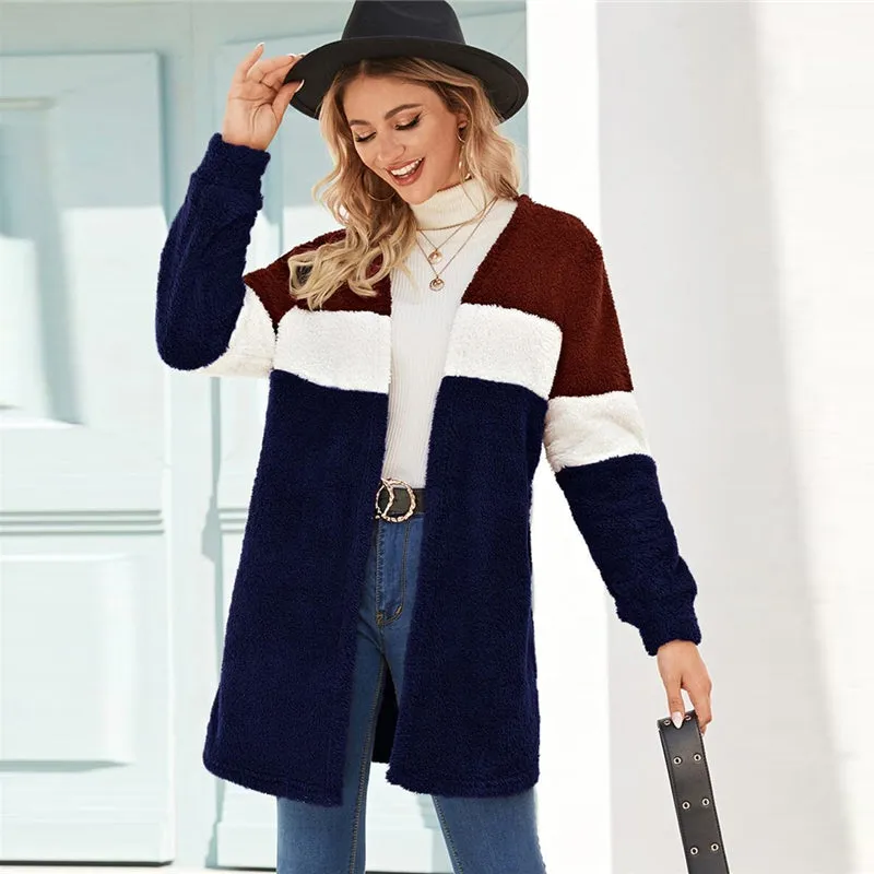 Women's Autumn Casual Stretchy Long-Sleeved Cardigan