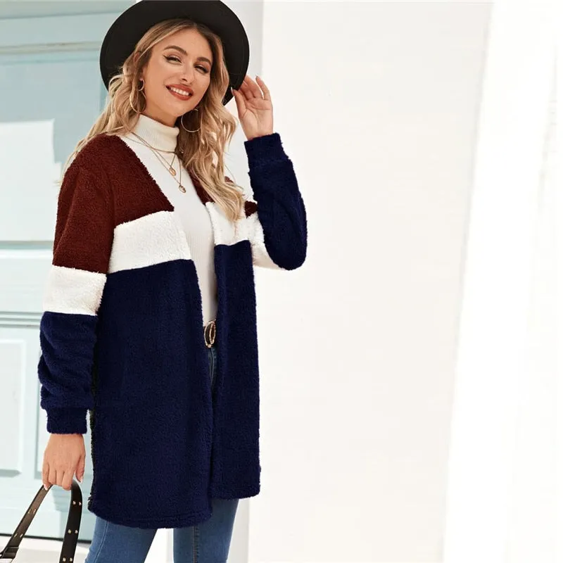 Women's Autumn Casual Stretchy Long-Sleeved Cardigan