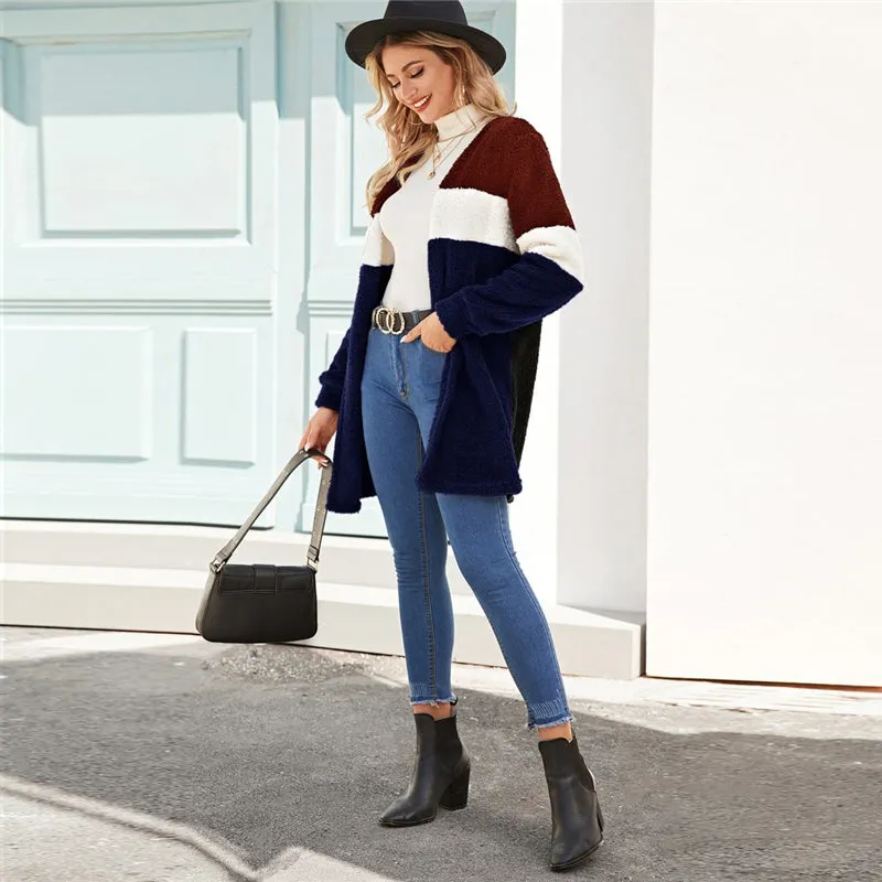 Women's Autumn Casual Stretchy Long-Sleeved Cardigan