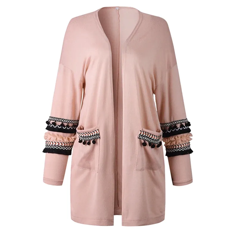 Women's Autumn/Winter Casual Knitted Long-Sleeved Cardigan