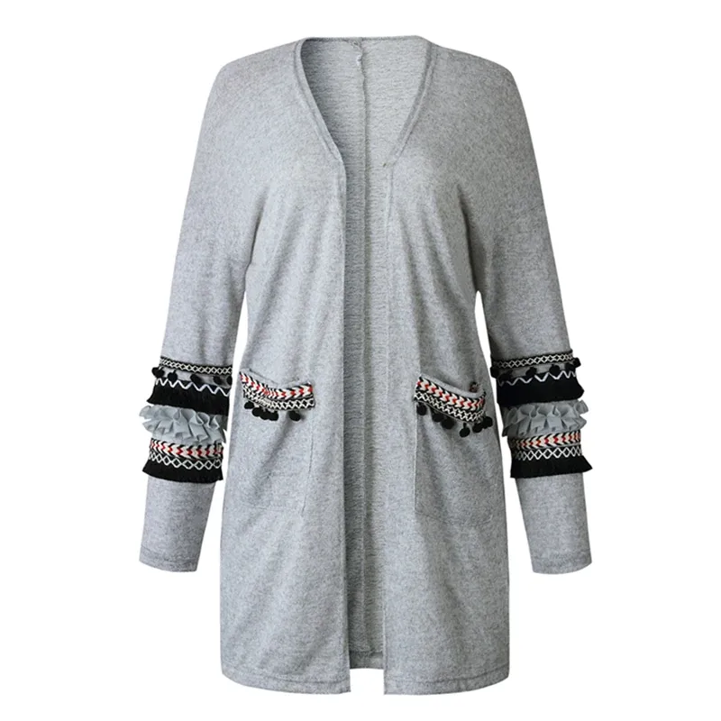 Women's Autumn/Winter Casual Knitted Long-Sleeved Cardigan