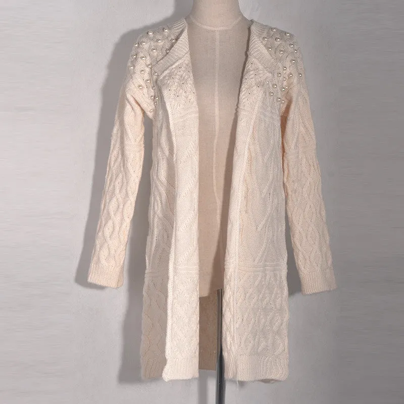 Women's Long Knitted Autumn / Winter Cardigan