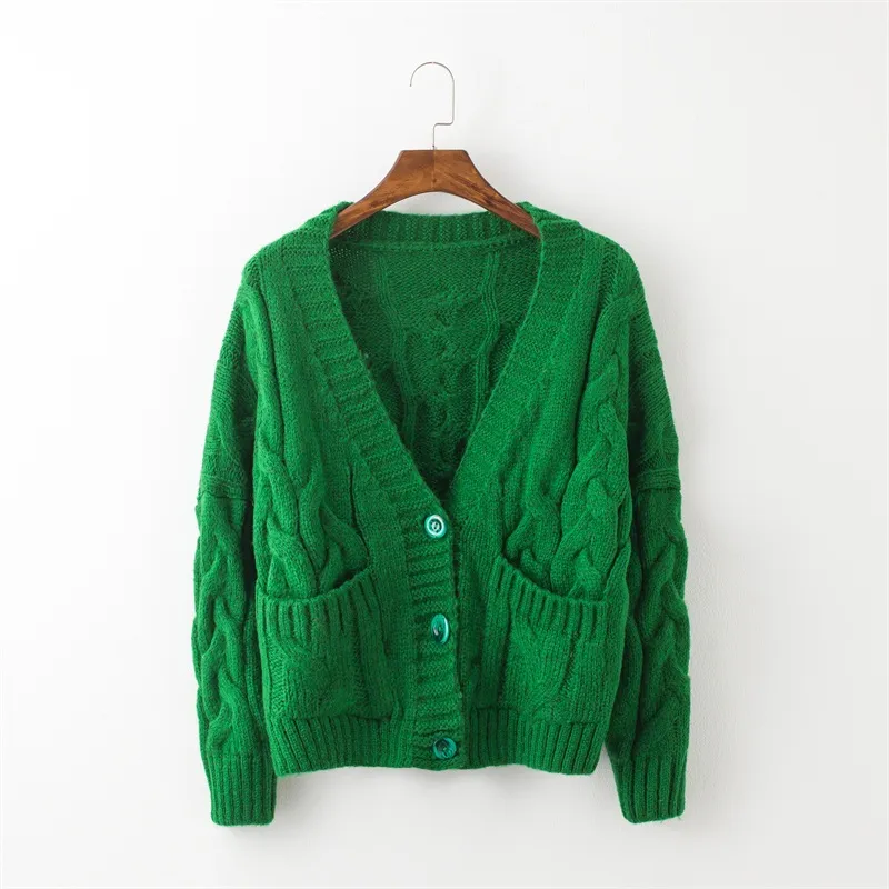 Women's Winter/Spring Casual Knitted Long-Sleeved Cardigan